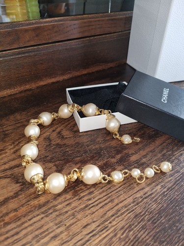 Chanel vintage perlenkette - chanel,