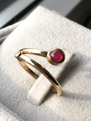 Schicker 750 gold ring - schicker, mit