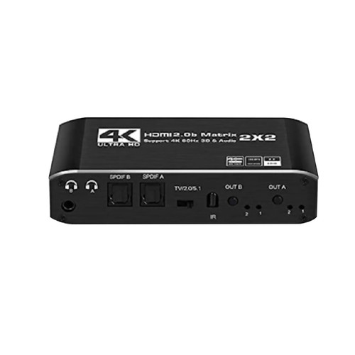 Hdmi matrix switcher 2x2 - 4k,