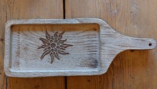 Brett / Tablett aus Echtholz "Chiemgauer Teemanufaktur" Handarbeit