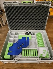 Festool SYS³ M137 mit Eckkantenfrässchablonen und Inlayboxen