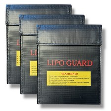 ✅ 3x Lipo Akku Tasche