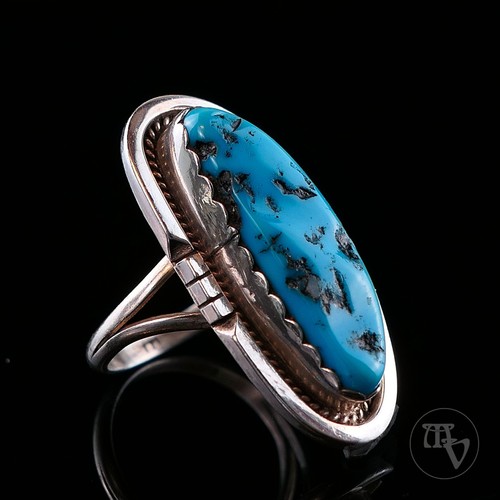 Großer navajo damenring mit - navajo,