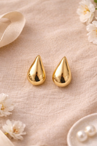Damen ohrringe tropfen gold - tropfen,