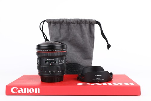 Canon 15mm fisheye l - f4, usm