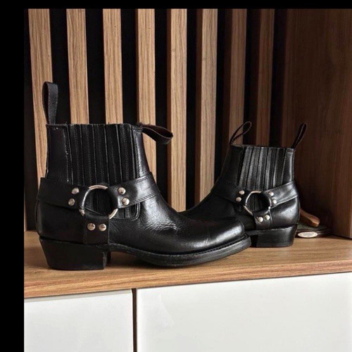 Buffalo leder stiefeletten - buffalo,