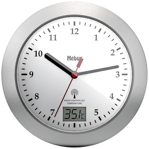 Mebus 41124 funk wanduhr - mebus, 17