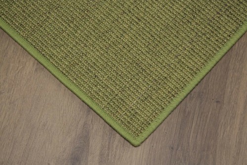 Sisal teppich umkettelt grün - umkettelt,