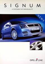 246715) Opel Signum - i Line Irmscher - Prospekt 04/2003