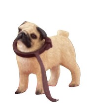 Schleich Figur Hund MOPS mit