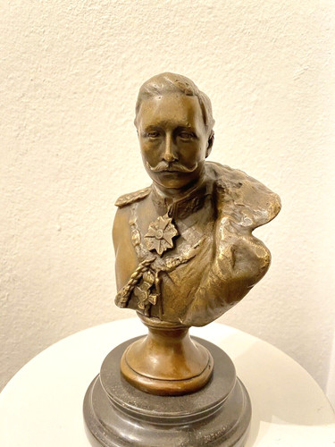 Bronzefigur büste kaiser - bronzefigur,