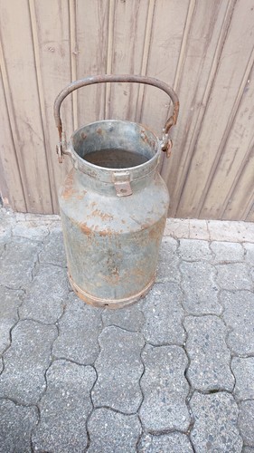 Milchkanne antik groß 1kg - milchkanne,