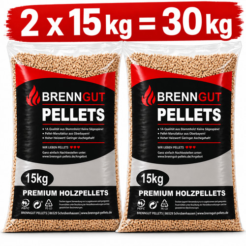 15kg holzpellets sack - 15kg,