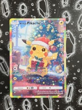 Xmas Pikachu Custom Fan Pokemon Giftcard | Stars Full Art  | Pokemon TCG Deko