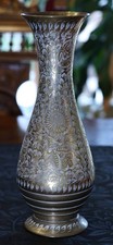 Blumenvase Messing Handarbeit