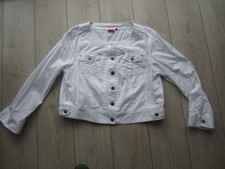 Damen Jeans Jacke Gr.46, weiss
