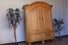 Nr.1699  Dielenschrank Garderobenschrank Kleiderschrank Eiche Hell Vollholz