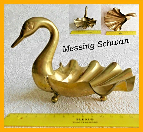 Messing schwan schale ablage - schwan,