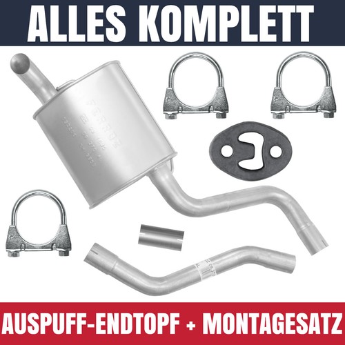 Auspuff endtopf schalldämpfer - endtopf,