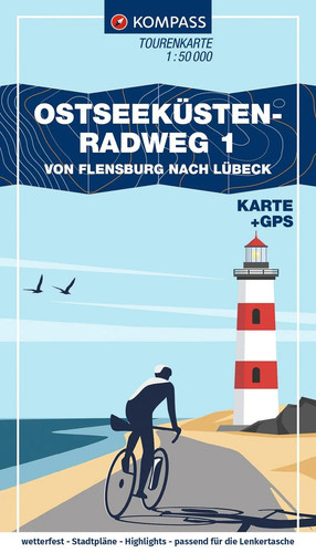 Kompass fahrrad tourenkarte - kompass, fahrrad-tourenkarte