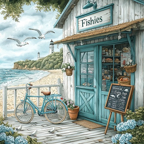 Dekobild fisch imbiss - fisch,