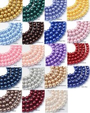 Glasperlen Wachsperlen 4-8mm