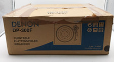 Denon DP-300F Vollautomatischer Plattenspieler Riemenantrieb Schwarz #KT7253X--