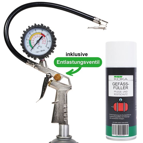 Gefäßfüller set mit adapter - gefäßfüller-set,