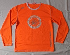 MTB Fahrrad Shirt DEE Cross On Edelweiß Größe L Radtrikot Orange Top Zustand!
