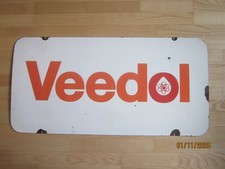 Veedol Werbeschild Reklameschild Ölwerbung