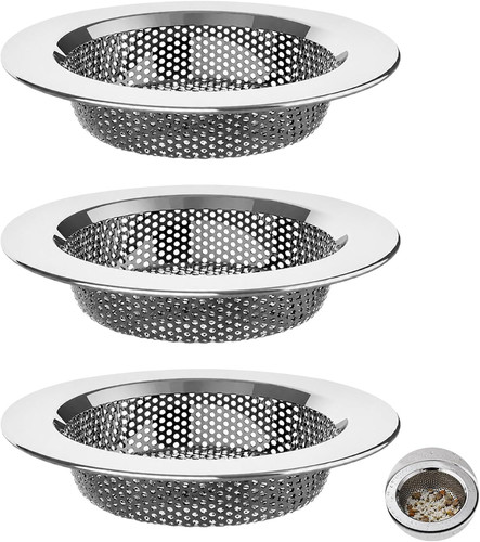 3pcs abflusssieb edelstahl - 3pcs,