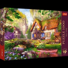Puzzle Trefl 1000 Teile Charmante Hütte Im Wald Premium Plus Qualität 