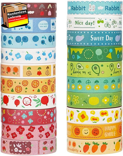 Washi tape set - set, 20