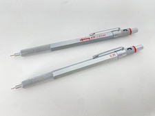 * 2x ROTRING 600 DRUCKBLEISTIFT VINTAGE 0,5 + 0,35 mm FALLMINE
