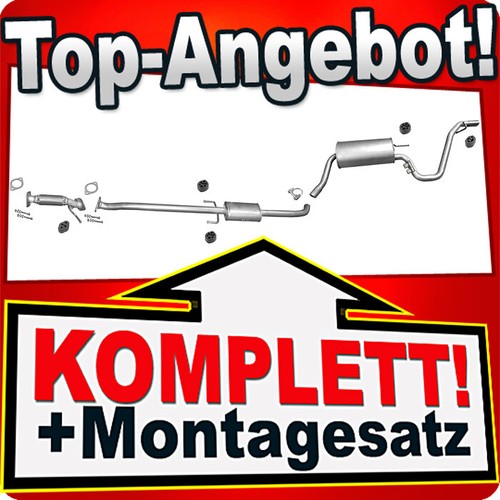 Auspuff für kia pro - auspuff,