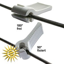 6 x Klemmhaken Laufhaken