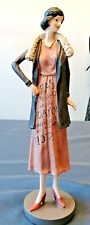 Charleston Figur Skulptur Dame Deko aus der Zeit der 20er Jahre Vintage Geschenk