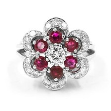 Ring mit Rubinen Brillanten