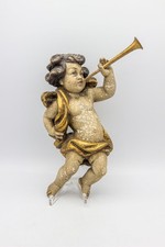 Engel mit Fanfare Schnitzerei