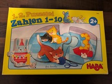 HABA Puzzle für Kleinkinder - 1, 2, Puzzelei, Zahlen 1 - 10