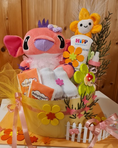 Windeltorte süßer stich rosa - süßer,