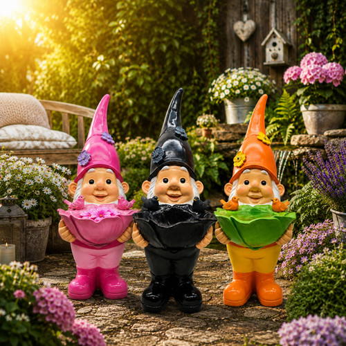 Gartenzwerg vogeltränke - gartenzwerg,