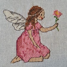 Elfenmädchen mit Blume