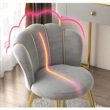 Make-up-Stuhl Schminktischstuhl Metall Modern Faltenlos Bequem