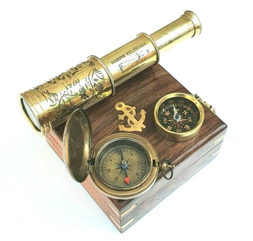 Marine vintage teleskop - marine, &