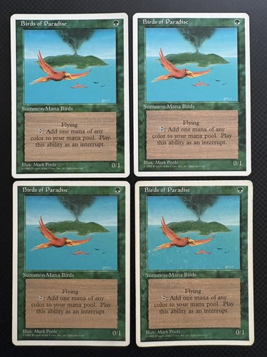Mtg birds paradise - 4x,