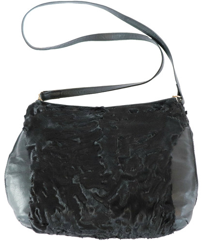 Pelz tasche muff breitschwanz - muff,