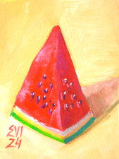 Wassermelone ACEO Original