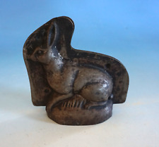 Vintage Antik Backform Ostern Form Hase Osterhase Blech alt um 1920 (F025-395)