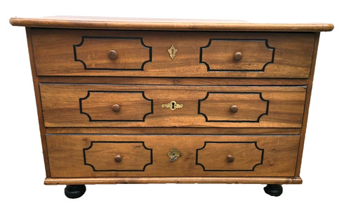Barock kommode nußbaum - ,